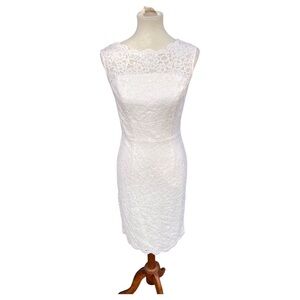 NWT WHBM Sleeveless Lace Sheath Dress